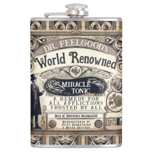 Dr FeelGood's Miracle Elixir Flask