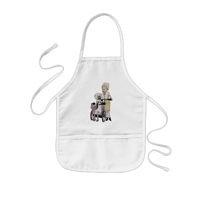 Dr. Finkelstein & Jewel Kids' Apron (Front)
