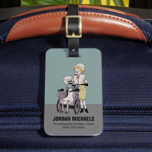 Dr Finkelstein  Jewel Luggage Tag