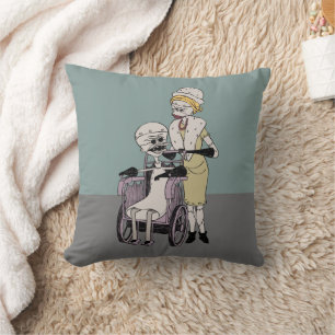 Dr. Finkelstein & Jewel Throw Pillow