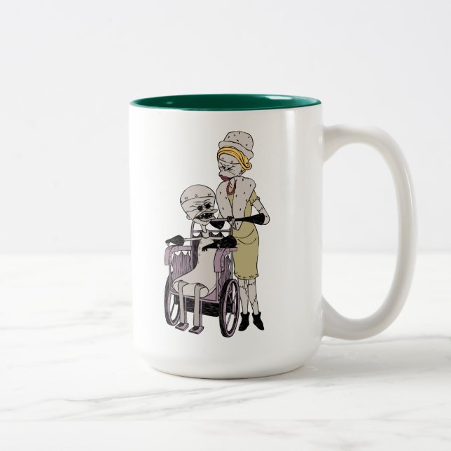 Dr. Finkelstein & Jewel Two-Tone Coffee Mug (Right)