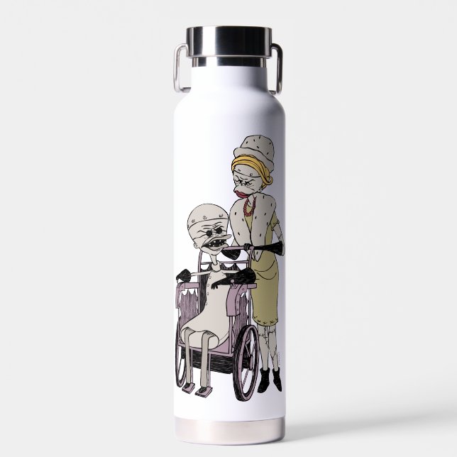 Dr. Finkelstein & Jewel Water Bottle (Front)