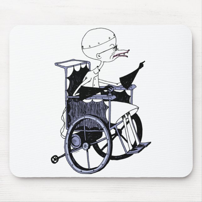 Dr Finkelstein Mad Scientist Baby  Mouse Pad (Front)