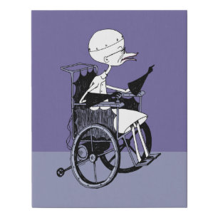 Dr. Finkelstein   Mad Scientist Faux Canvas Print