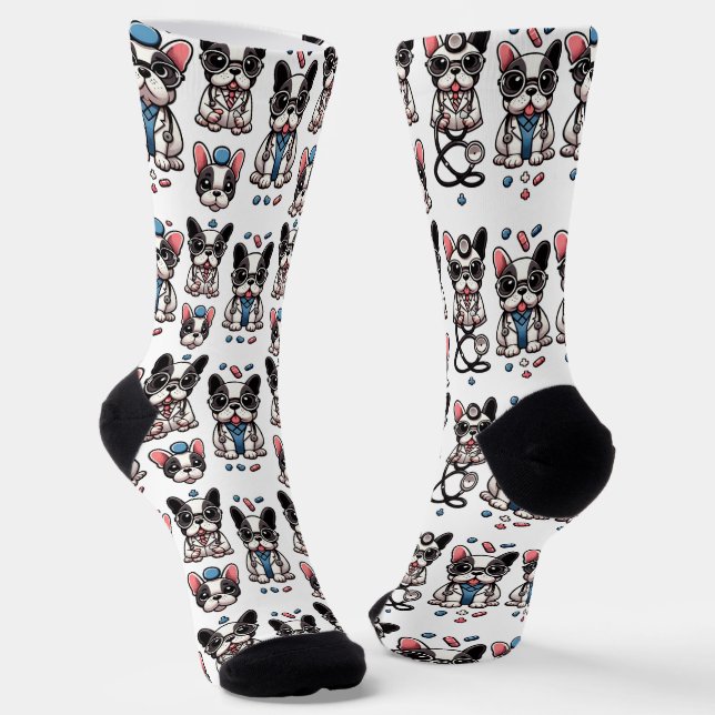 Dr Frenchie Socks (Angled)