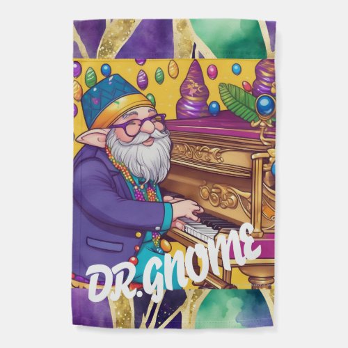 DrGnome Weatherproof Personalized Garden Flag