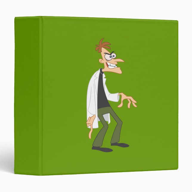 Dr. Heinz Doofenshmirtz 2 3 Ring Binder (Front/Spine)