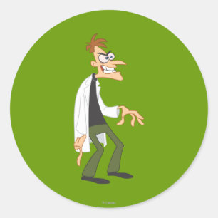 Dr. Heinz Doofenshmirtz 2 Classic Round Sticker