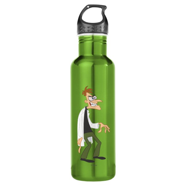 Dr. Heinz Doofenshmirtz 2 Stainless Steel Water Bottle (Front)
