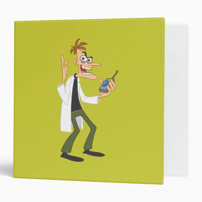 Dr. Heinz Doofenshmirtz 3 Binder (Front/Inside)