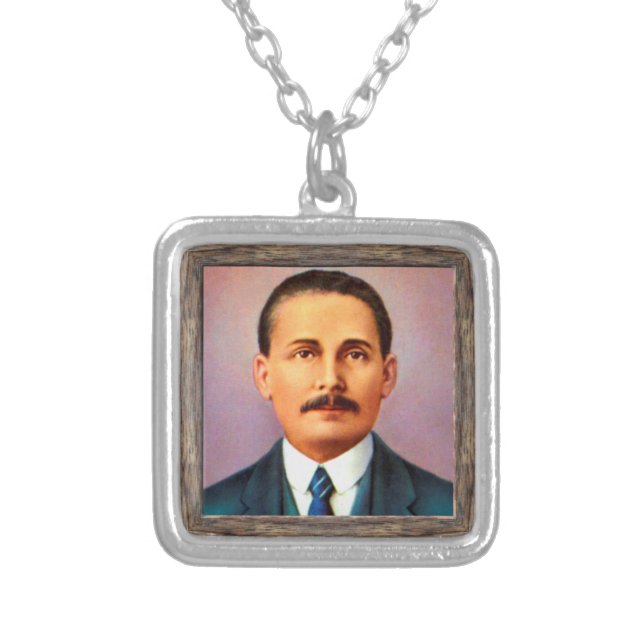 Dr. Hernández Silver Plated Necklace (Front)