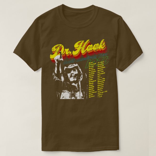 Dr Hook North American Tour T-Shirt (Design Front)