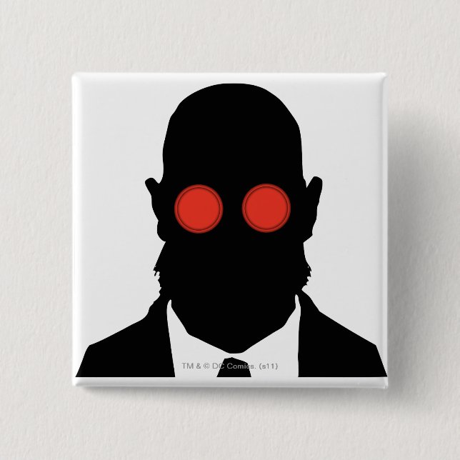 Dr. Hugo Strange Silo Pinback Button (Front)