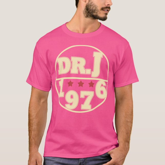 Dr.J 1976 Baseball Logo T-Shirt (Front)