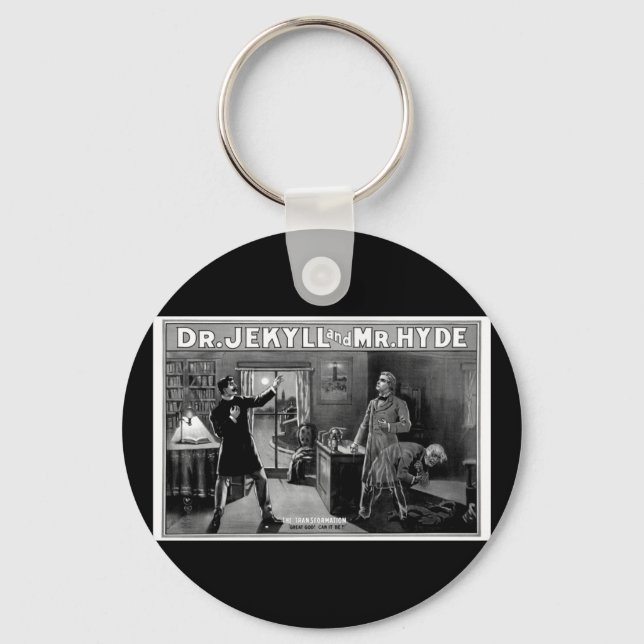 Dr. Jekyll and Mr. Hyde Keychain (Front)