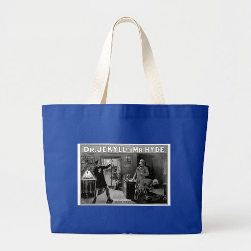 Dr. Jekyll and Mr. Hyde Large Tote Bag | Zazzle