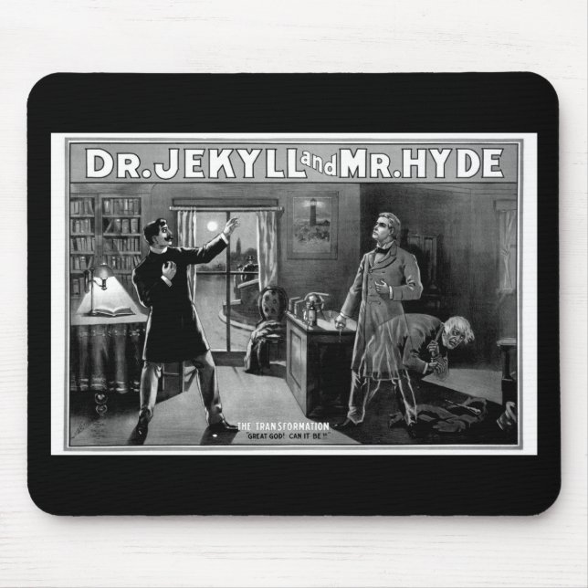 Dr. Jekyll and Mr. Hyde Mouse Pad (Front)