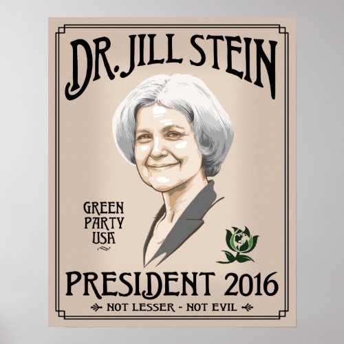 Dr Jill Stein Poster