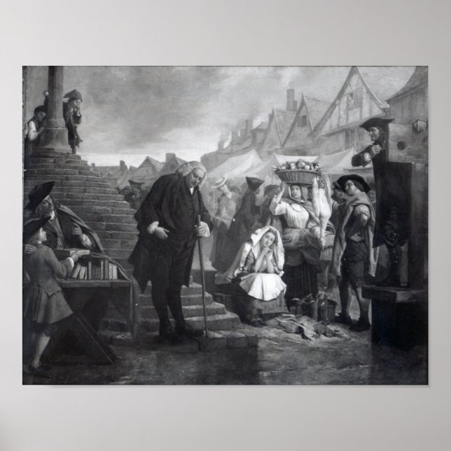 Dr. Johnson doing penance in the market place Poster (Front)