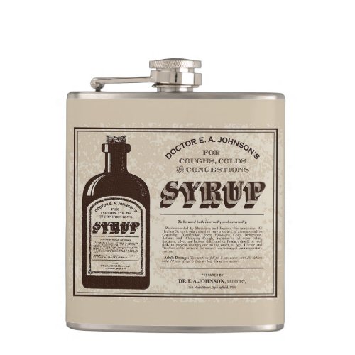 Dr Johnsons Cough Syrup Flask