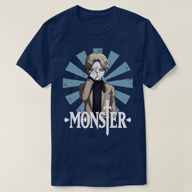 Dr Kenzo Tenma A Heros Journey Monsters Collection T-Shirt (Design Front)