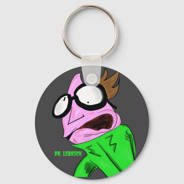 Dr. LeBrick art 2018 Keychain (Front)