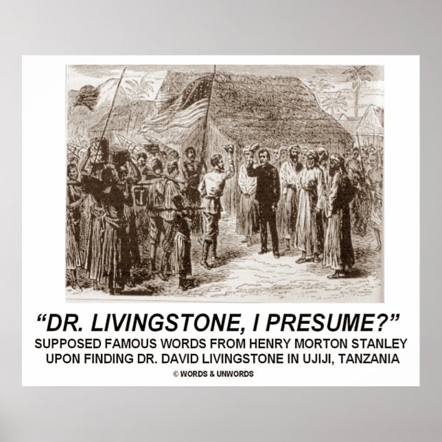 Dr. Livingstone, I Presume? Poster (Front)