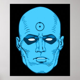 Dr Manhattan head Poster