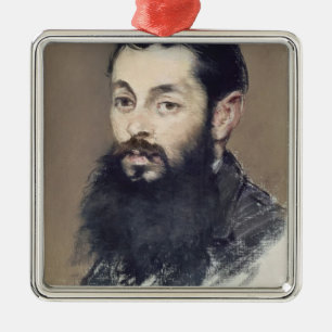 Dr. Materne, doctor of Napoleon III  c.1880-81 Metal Ornament