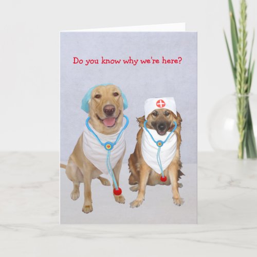 Dr Moses and nurse Suzy Q Get Well Card