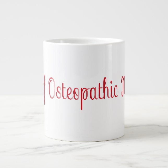 DR of Osteopathic Medicine Giant Coffee Mug (Front)