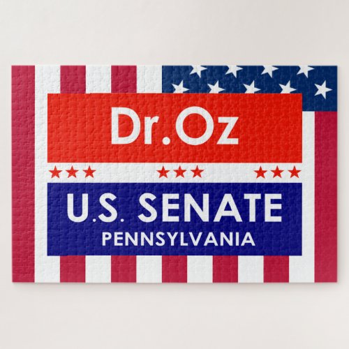 Dr Oz US Senate Pennsylvania Jigsaw Puzzle
