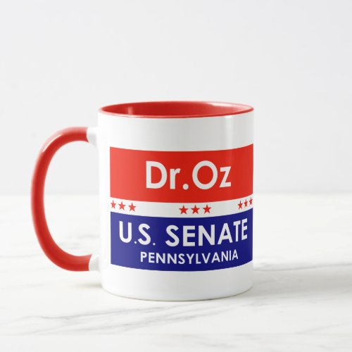 Dr Oz US Senate Pennsylvania Mug