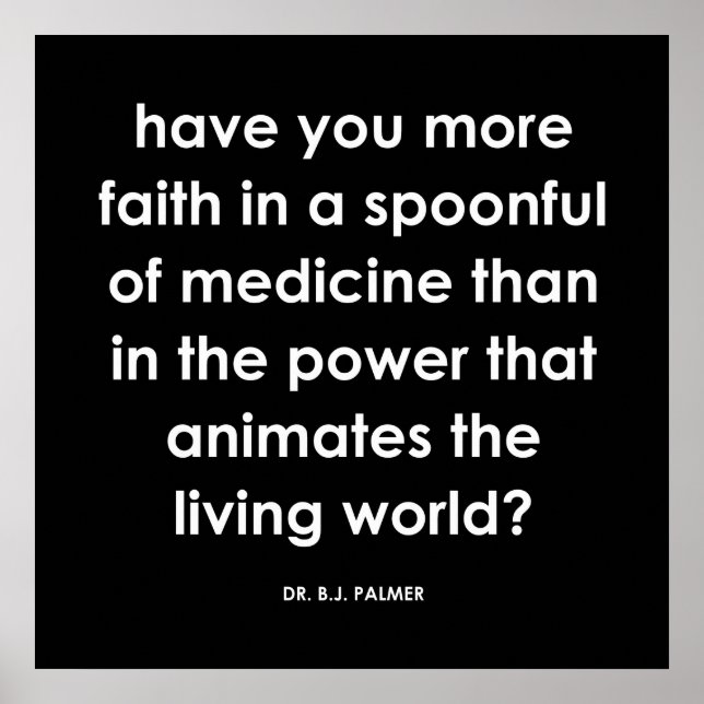 Dr. Palmer Faith Quote Series Print (Front)