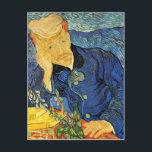 Dr. Paul Gachet Portrait, Vincent Van Gogh Postcard<br><div class="desc">Portrait of Dr. Paul Gachet by Vincent Van Gogh. Portrait of Dr. Gachet is one of the most revered paintings by Dutch artist Vincent van Gogh of Dr. Paul Gachet, who took care of him in his last months. In 1990, it fetched a record price of $82.5 million. There are...</div>