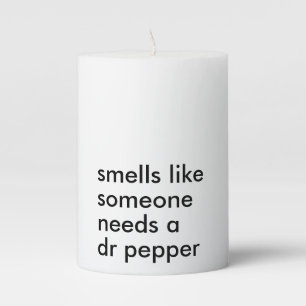 Dr Pepper Candle Funny Gift
