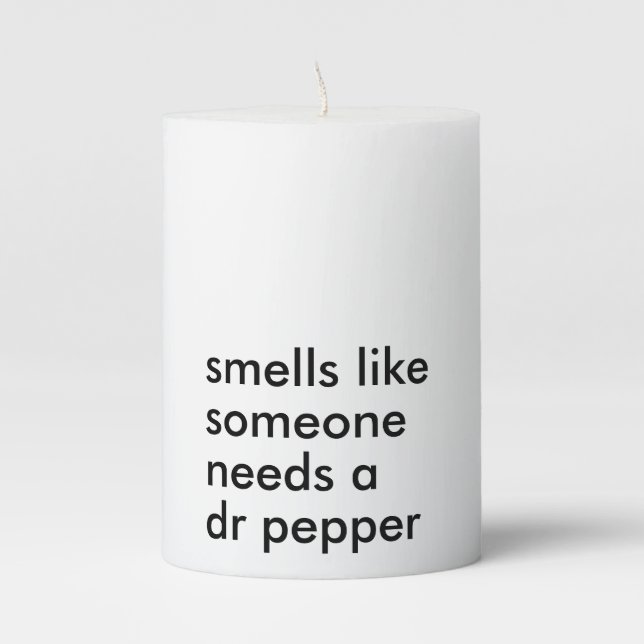 Dr Pepper Candle Funny Gift (Front)