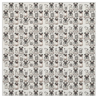 Dr Pug Fabric