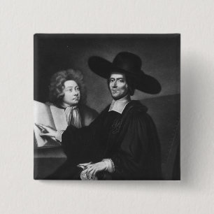 Dr Richard Busby  engraved by James Masson Pinback Button