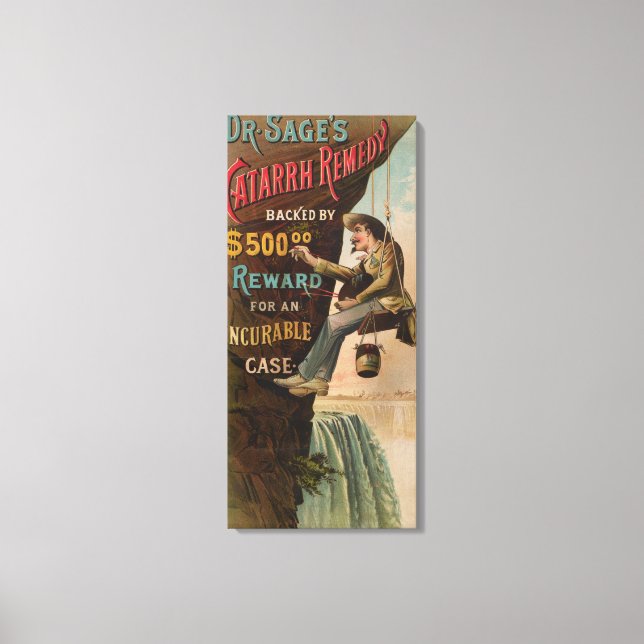 Dr. Sage's Catarrh Remedy Canvas Print (Front)