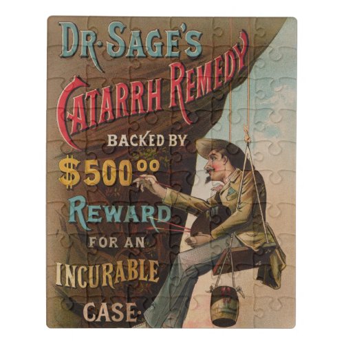 Dr Sages Catarrh Remedy Jigsaw Puzzle