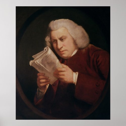 Dr Samuel Johnson  1775 Poster