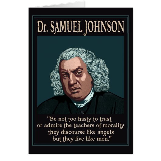 Dr. Samuel Johnson Cards (Front)