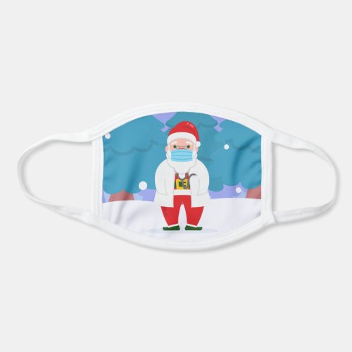 dr santa claus covid christmas face mask doctor