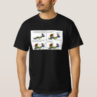 Dr. Sass vs. Injured Joe: Hilarious Hospital Comic T-Shirt