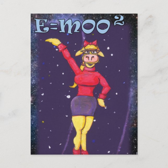 Dr. Sassy Disproves einstein Postcard (Front)