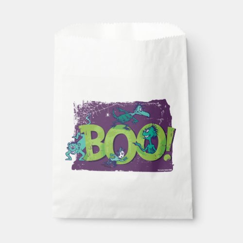 Dr Seuss  BOO Halloween Graphic Favor Bag