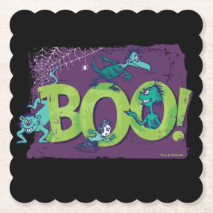 Dr. Seuss BOO! Halloween Graphic Paper Coaster