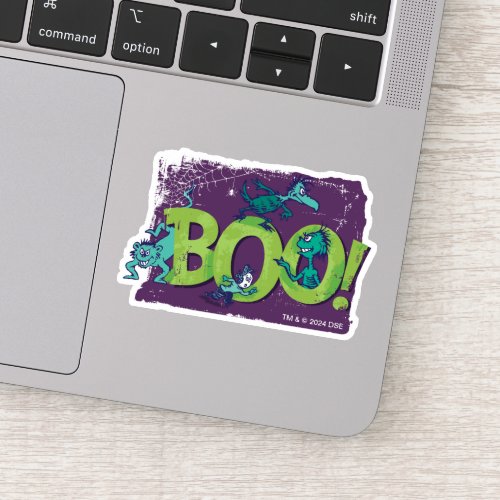 Dr Seuss  BOO Halloween Graphic Sticker