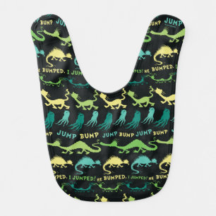 Dr. Seuss "Bump Jump" Hallowen Pattern Baby Bib